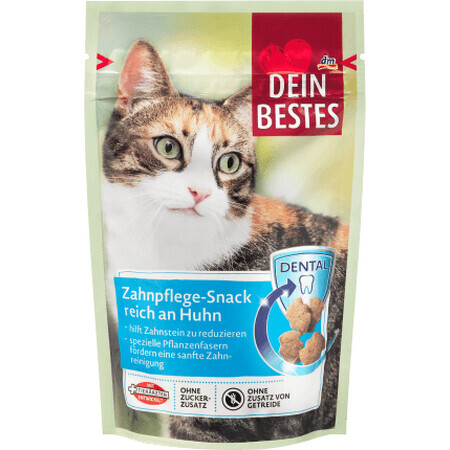 Dein Bestes Pisici gustare & îngrijire dentară, 60 g