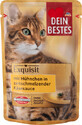 Dein Bestes pliculeț hrană pentru pisici cu carne de pui și br&#226;nză, 85 g