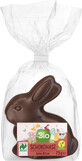 DmBio Iepuraș de Paște &#238;n ciocolată neagră, 75 g