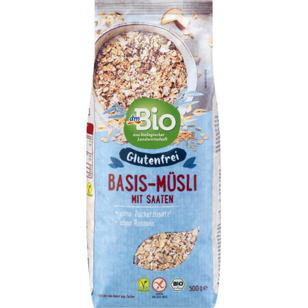 DmBio Musli cu semințe fără gluten ECO, 500 g