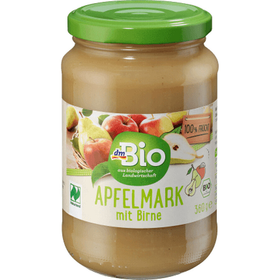 DmBio Apfel- und Birnenpüree, 360 g