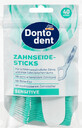 Dontodent ață dentară sticks sensitive, 40 buc