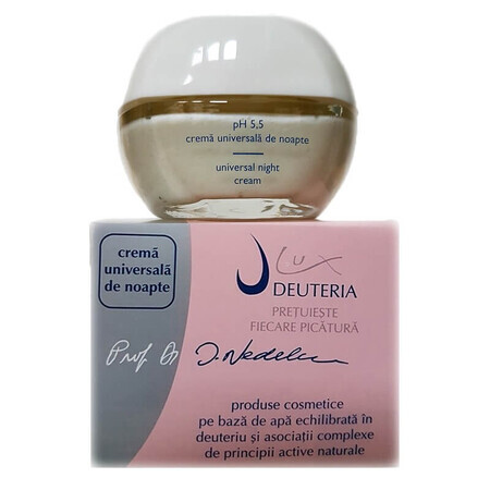 Crema universala de noapte, 50 ml, Deuteria Cosmetics