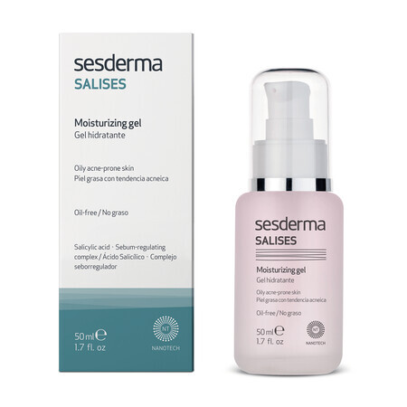 Sesderma Salises Feuchtigkeitscreme-Gel für normale bis Mischhaut, 50 ml