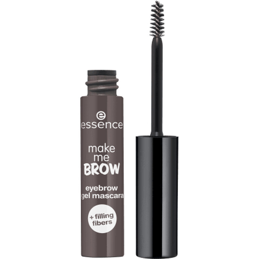 Essence Cosmetics Make Me Brow Gel-Wimperntusche 04 aschige Brauen, 3,8 ml