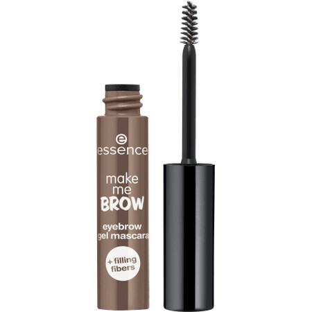 Essence Cosmetics Make Me Brow Gel-Wimperntusche 05 schokoladige Brauen, 3,8 ml