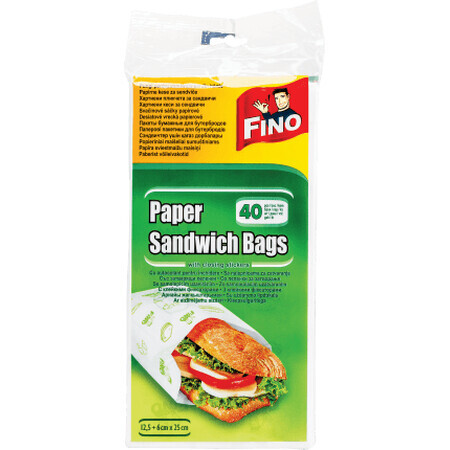 Fino Papier-Sandwichtüten, 40 Stück