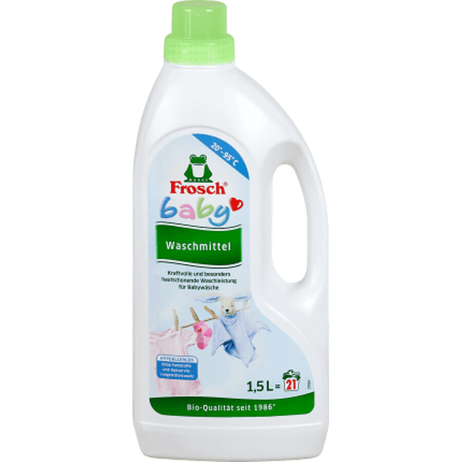 Frosch Detergent lichid senzitiv pentru bebe 21 de spălări, 1,5 l