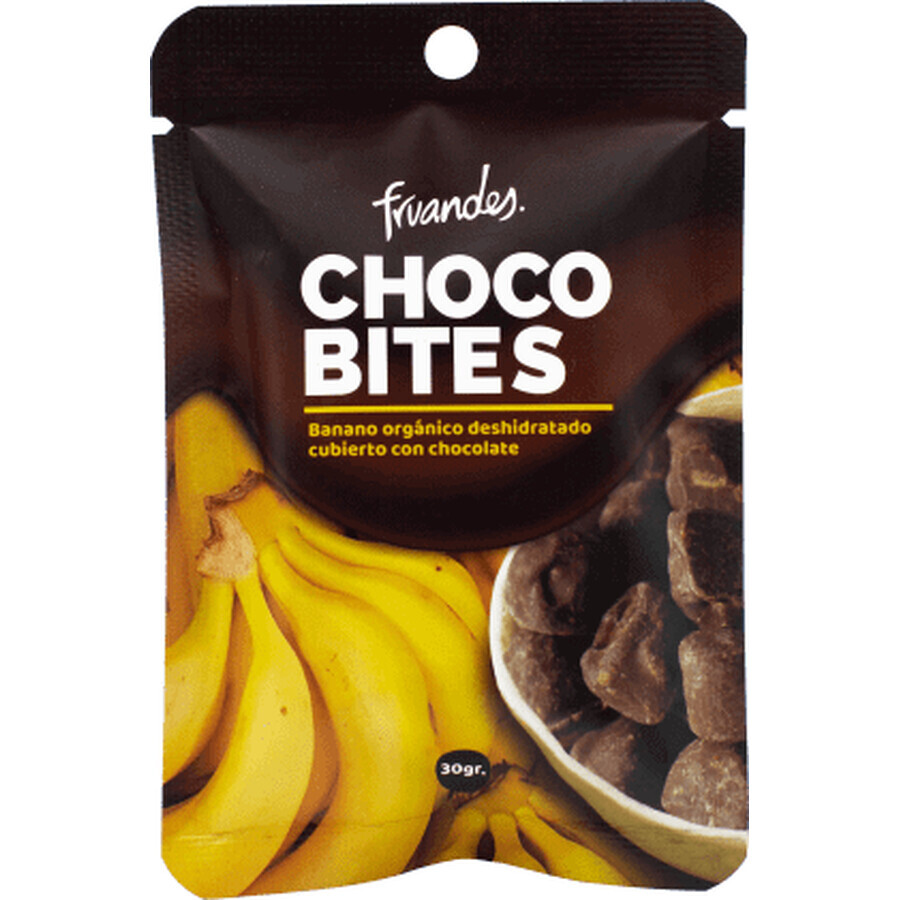 Fruandes Getrocknete Bananen mit Schokoladenüberzug, 30 g