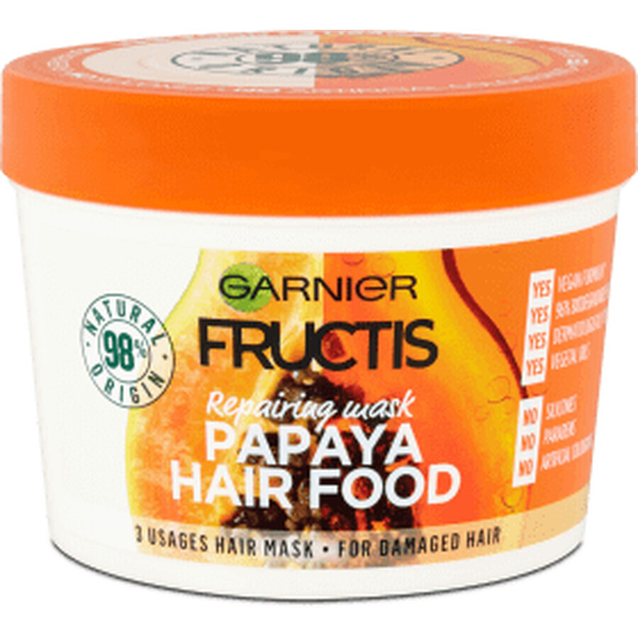 Garnier Fructis Haarmaske mit Papaya, 396 ml