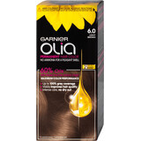 Garnier Olia Ammoniakfreie permanente Haarfarbe 6.0 braun, 1 Stück
