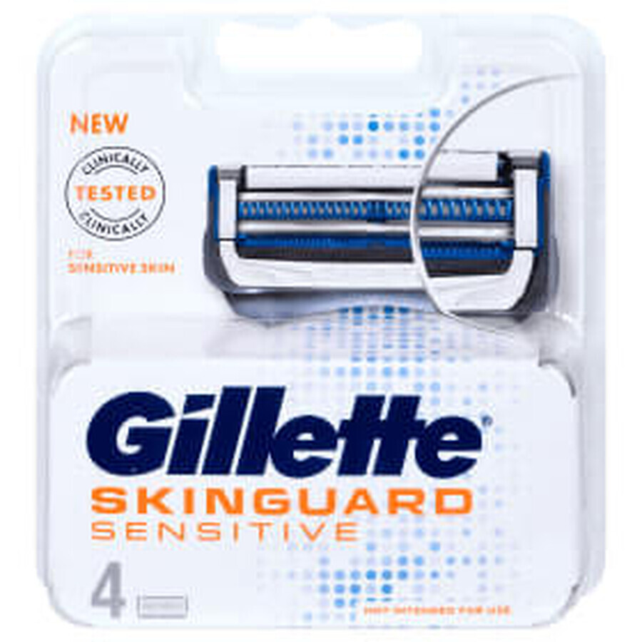 Gillette Skinguard Rasierklingen-Nachfüllpackungen, 4 Stück