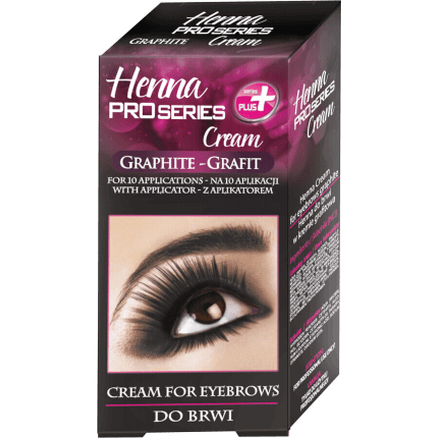 Henna Vopsea cremă pentru sprâncene Graphite, 15 ml