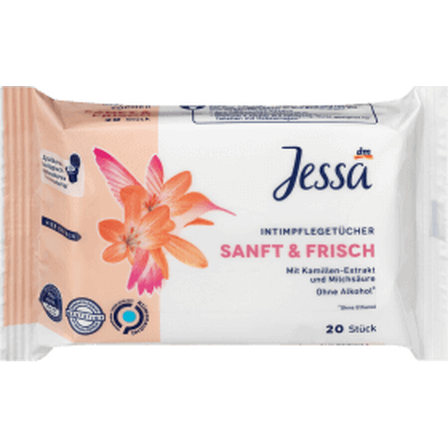 Jessa Intim-Hygiene-Tücher, 20 Stück