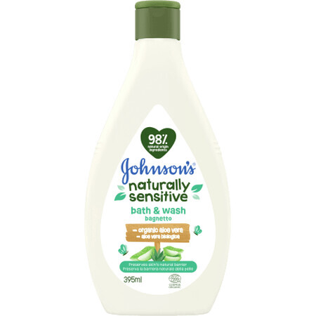 Johnson's natürlich empfindliches Baby-Duschgel, 395 ml