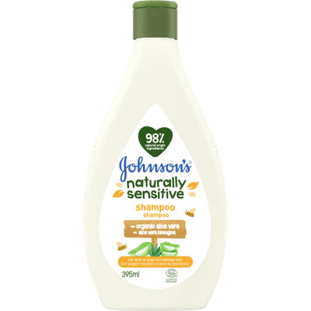 Johnson´s naturally sensitive șampon pentru copii, 395 ml