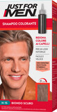 JUST FOR MEN Șampon colorant  blond &#238;nchis bărbați, 1 buc
