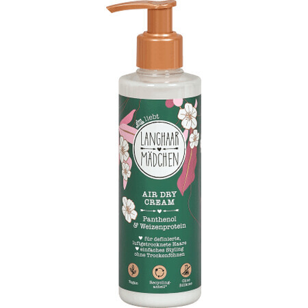 Langhaarmadchen Cremă de păr pentru uscare naturală, 200 ml