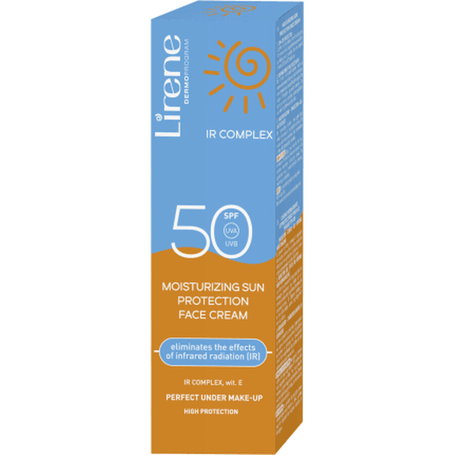 Lirene Cremă hidratantă protecție solară SPF 50, 1 buc