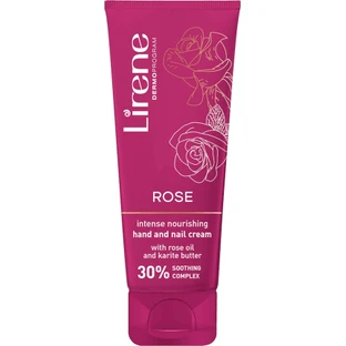 Lirene Cremă pentru mâini cu trandafiri, 75 ml