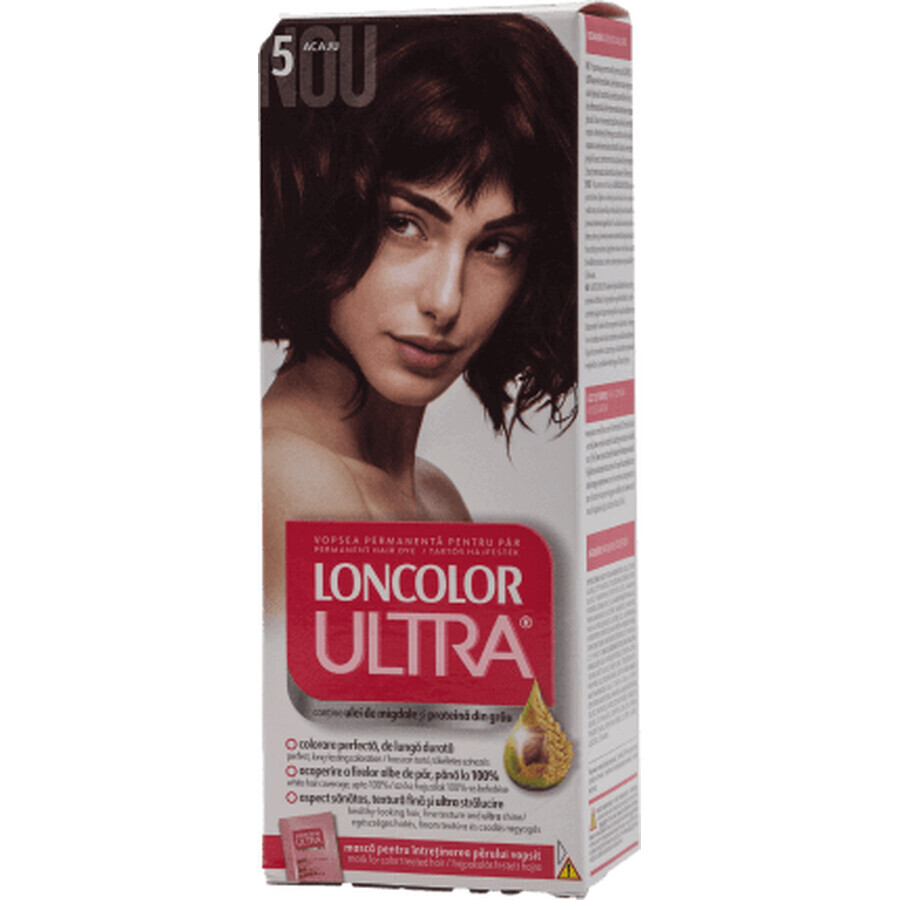 Loncolor ULTRA Permanent Farbe 5 mahagoni, 1 Stück