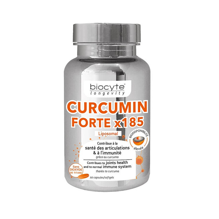 Curcumin Forte x 185 Lipozomal, 30 capsule, Biocyte