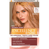 Loreal Paris  EXCELLENCE CREME Vopsea permanentă 9U light blonde, 1 buc