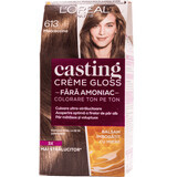 Loreal Paris CASTING CREME GLOSS Vopsea păr 613 iced mocaccino, 1 buc