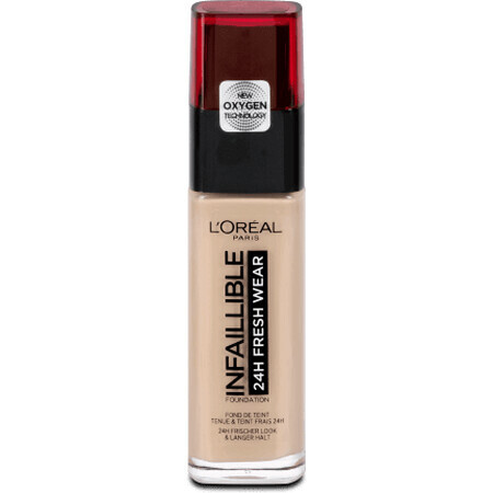 Loreal Paris Infaillible 32H Fresh Wear fond de ten 120 Golden Vanilla, 30 ml