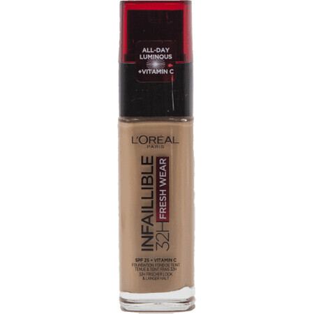 Loreal Paris Infaillible 32H Fresh Wear Foundation 225 Beige Sand, 30 ml