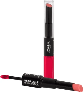 Loreal Paris Infaillible Long Lasting, übertragungsbeständiger flüssiger Lippenstift 701 Captivated By Cerise, 5,6 ml