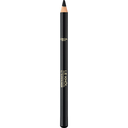 Loreal Paris Le Khol Superliner Eyeliner 101 Mitternachtsschwarz, 1,2 g