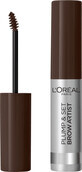 Loreal Paris Plump&amp;Set Brow Artist Brauenmascara 108 Dunkelbr&#252;nett, 4,9 ml