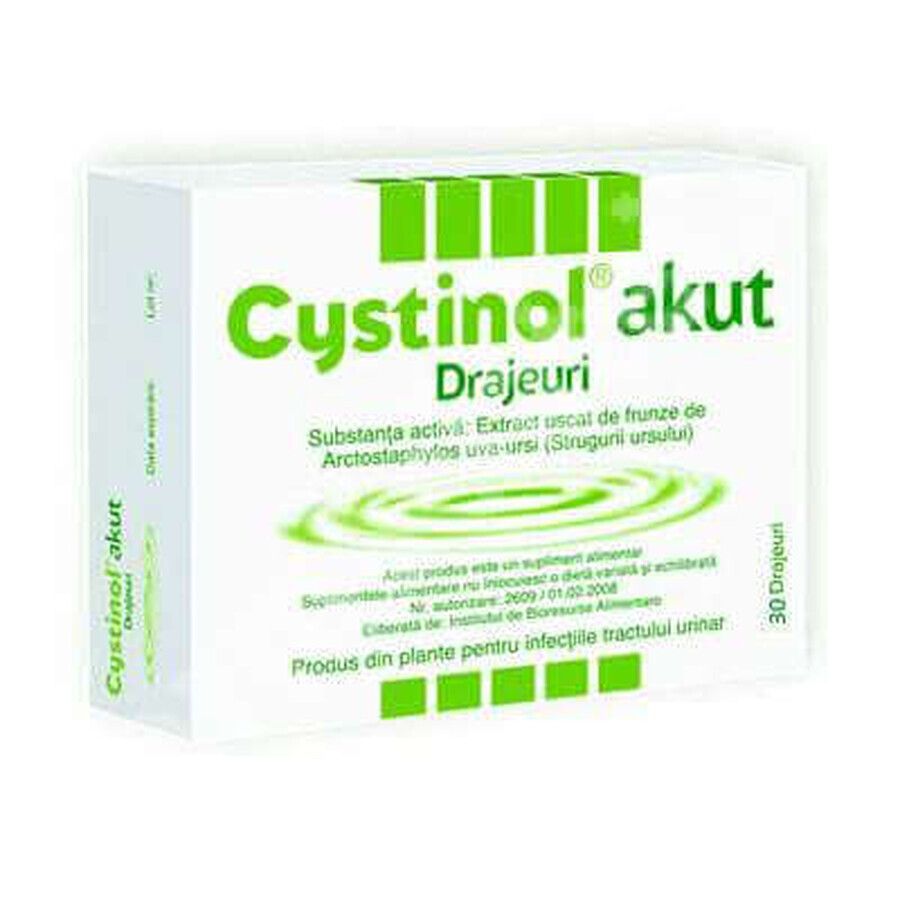 Cystinol Akut, 30 drajeuri, Schaper & Brummer