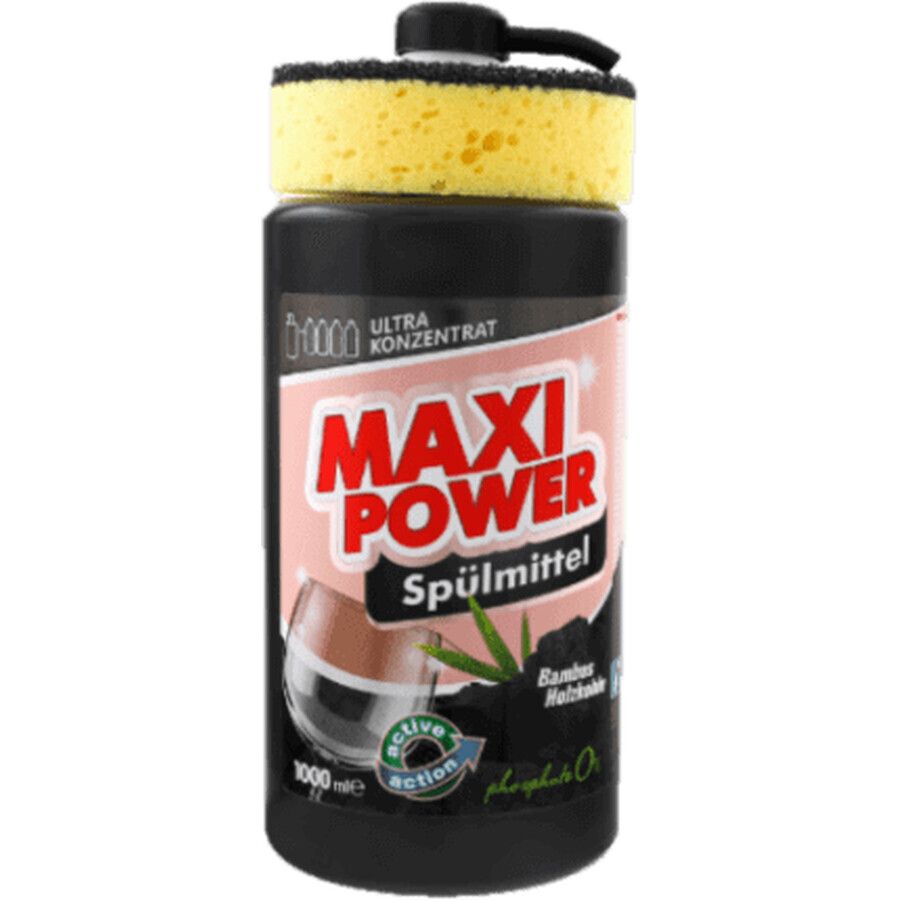 Maxi Power Maxi Power Geschirrspülmittel Schwarzkohle, 1 l
