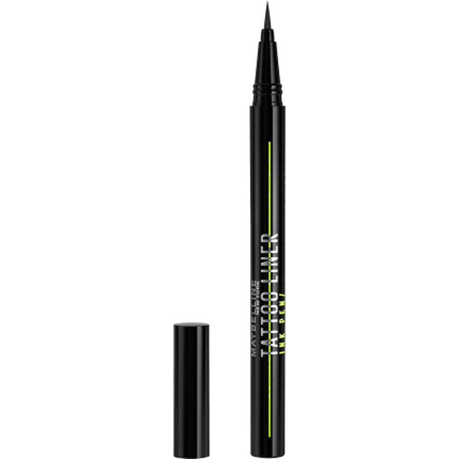 Maybelline New York Eye Pencil Tattoo Liner Pen Schwarz, 1 Stück