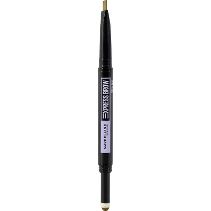 Maybelline New York Express Brow Satin Duo creion pentru sprâncene 01 Dark Blonde, 2 g