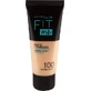 Maybelline New York Fit Me Matte &amp; Poreless Foundation 100 Warm Ivory, 30 ml