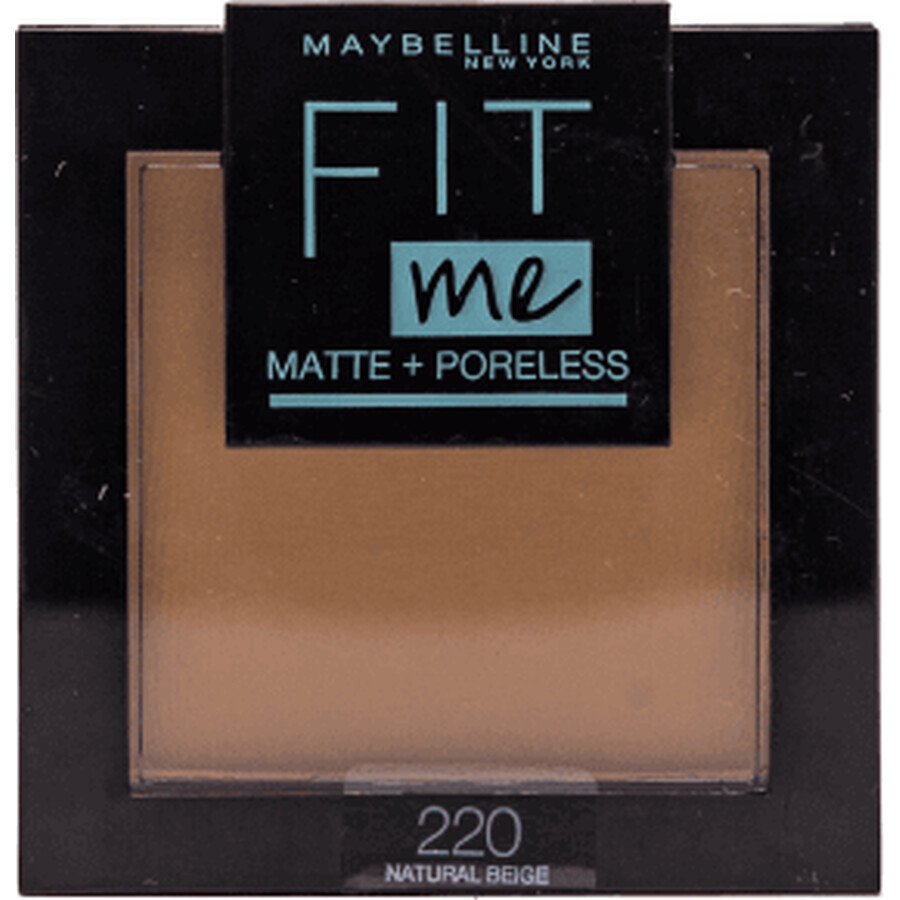Maybelline New York Fit Me Matte+ Porenloser Kompaktpuder, 9 g