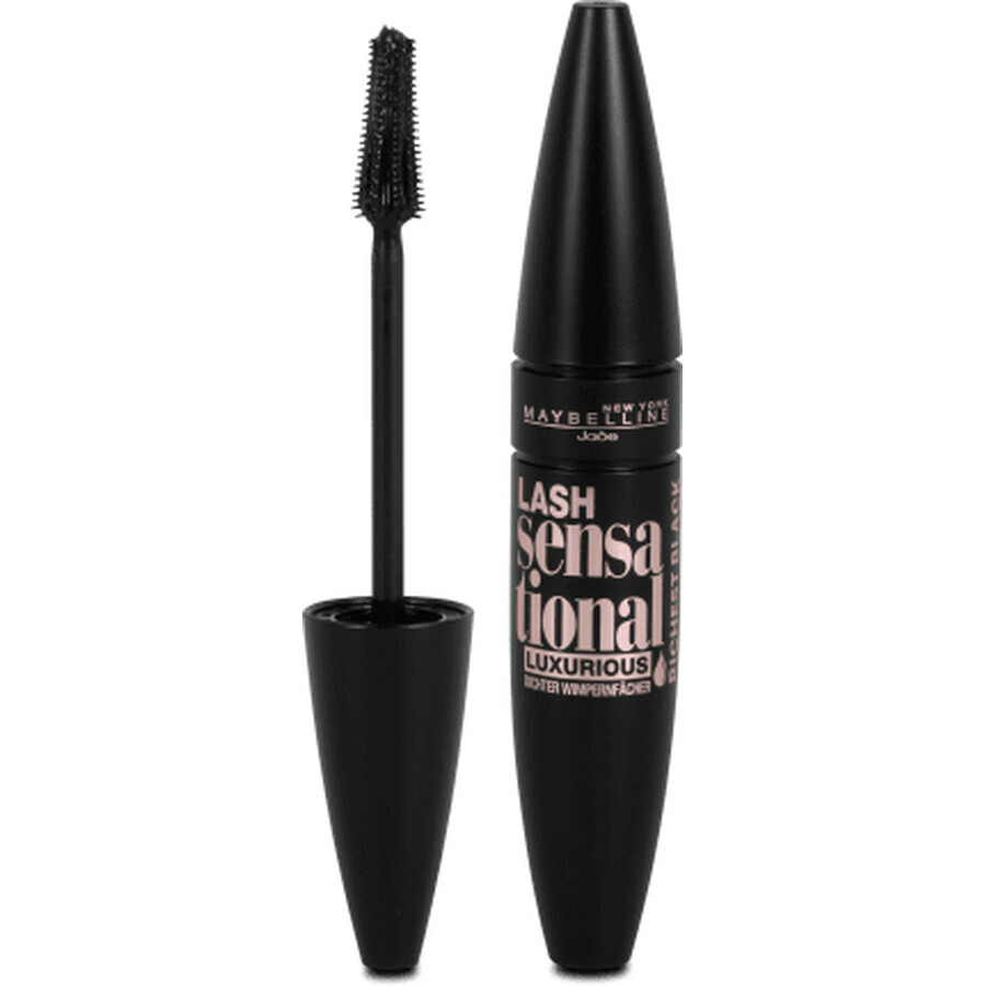 Maybelline New York Lash Sensational Luscious Mascara Sehr schwarz, 9,5 ml