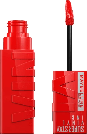 Maybelline New York Superstay Vinyl Ink Flüssiger Lippenstift 25 Rot-Heiß, 4,2 ml