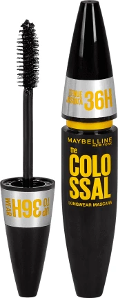 Maybelline New York The Colossal 36H Wasserfeste Wimperntusche 01 Schwarz, 10 ml