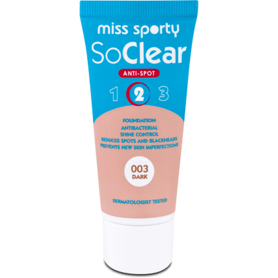 Miss Sporty So Clear fond de ten 003 Dark, 30 buc