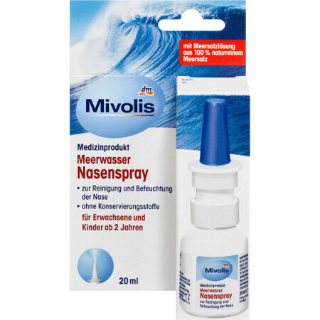 Mivolis Agua de mar spray nasal, 20 ml