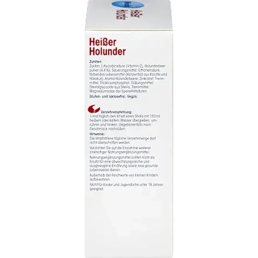 Mivolis Holunder-Warmgetränk, 100 g, 20 Stäbchen
