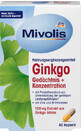 Mivolis Ginkgo Ged&#228;chtnis + Konzentration, 40 Kapseln, 20 g