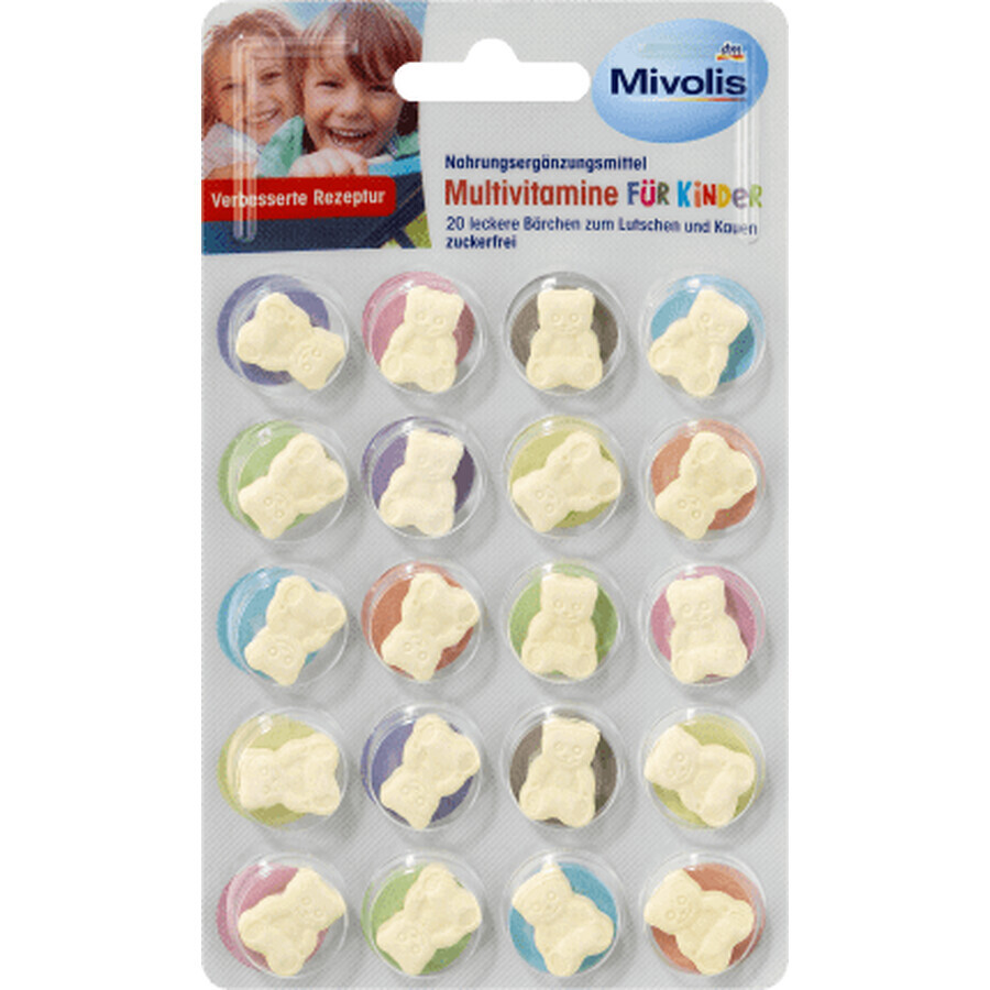 Mivolis Multivitamine für Kinder, 14 g, 20 Stück