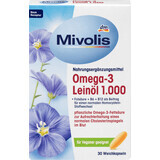 Mivolis Omega-3 ulei de in 1000 capsule, 30 buc