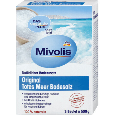 Mivolis Original Totes Meer Badesalz, 1,5 kg