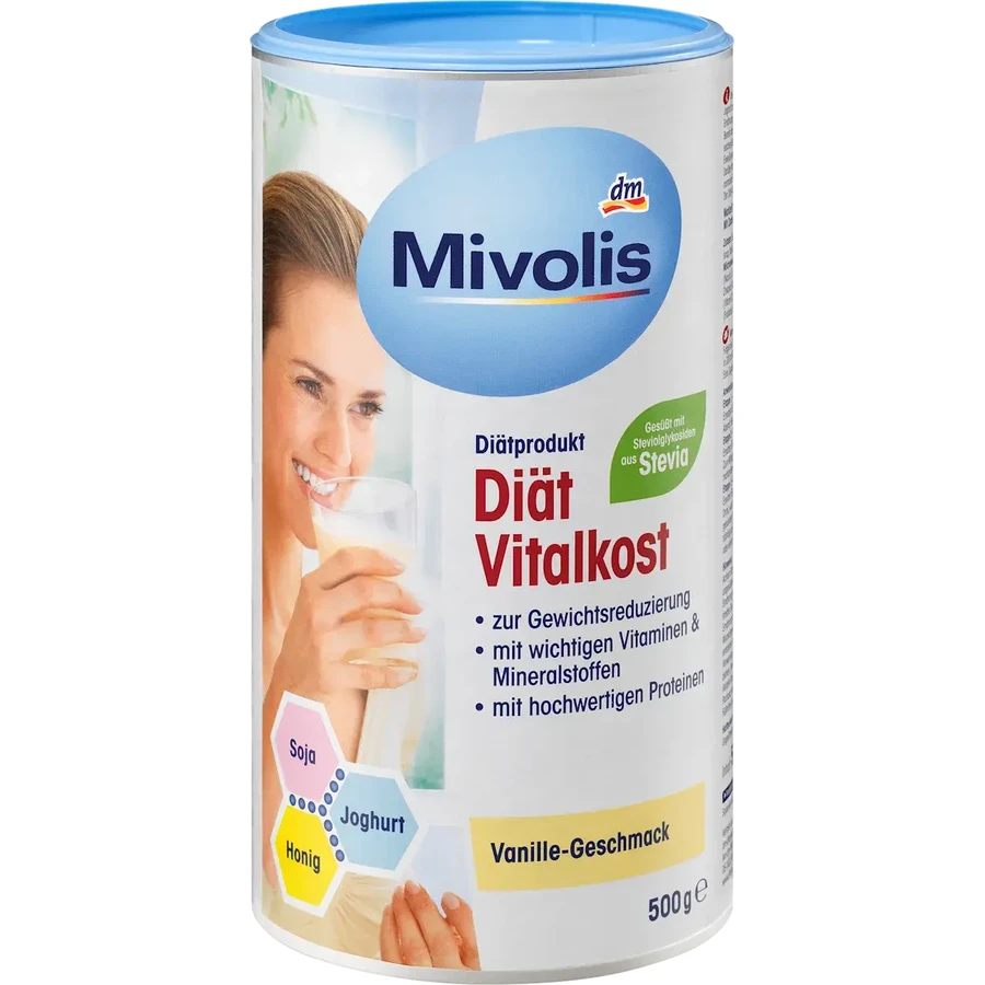 Mivolis Shake Vanillepulver zum Abnehmen, 500 g